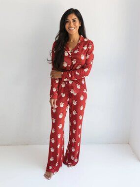 Bamboo Matching Santa Pajamas
